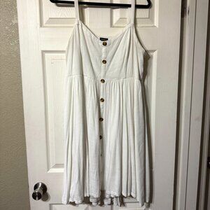 White/Cream Torrid Spring Midi Dress